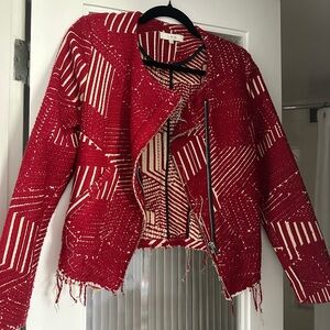 Iro fitted pattern blazer